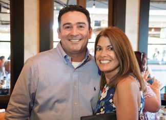 Sip, Savor & Stroll Paul Linares, Tamra FitzGerald