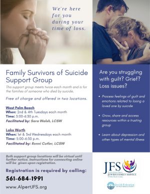 Family Survivors of Suicide Support Group