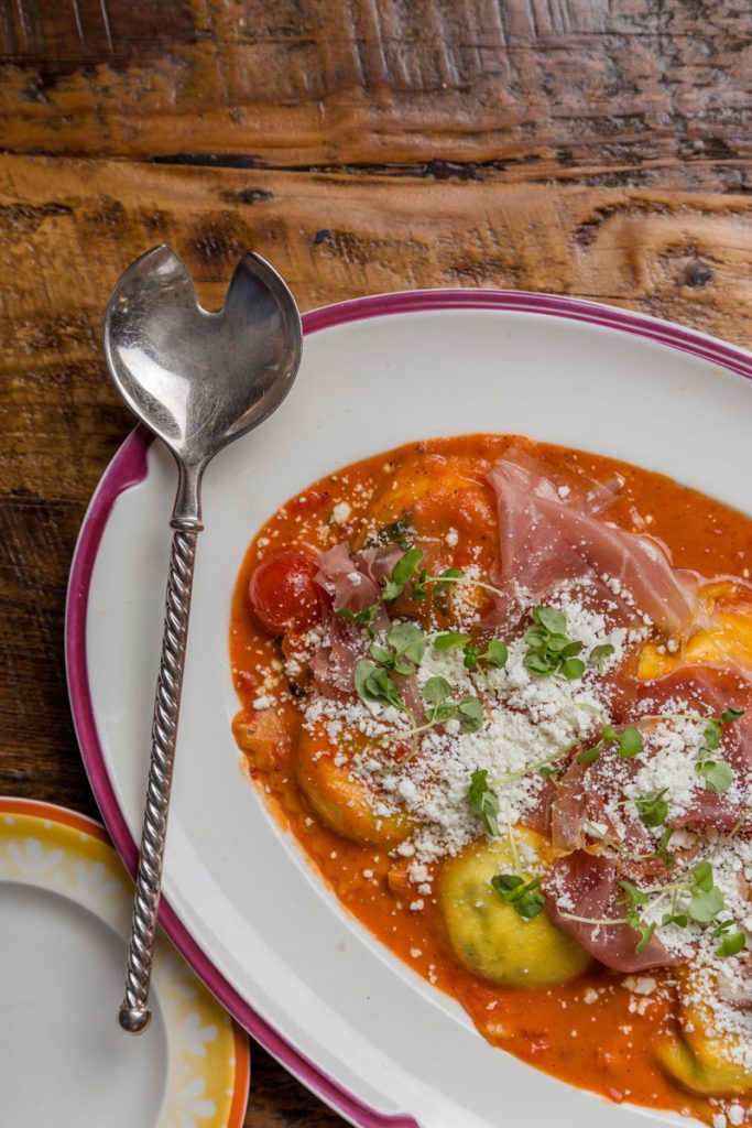 Ravioli at Elisabetta's Ristorante