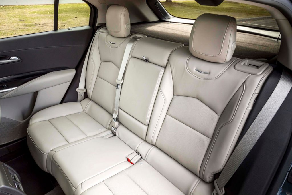 Cadillac's 2022 XT4 back seats