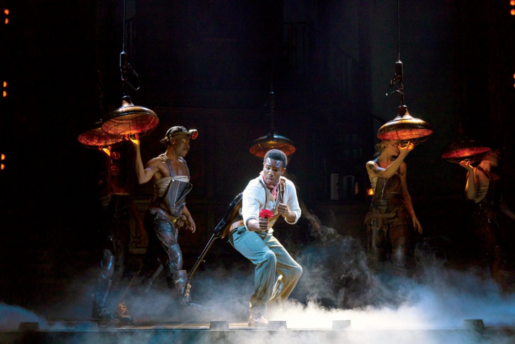 Chibueze Ihuoma in the Hadestown North American Tour 2022. Photo by T. Charles Erickson
