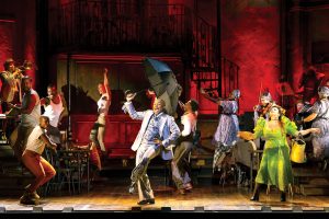 Nathan Lee Graham and company in the Hadestown North American Tour 2022. Photo by T. Charles Erickson