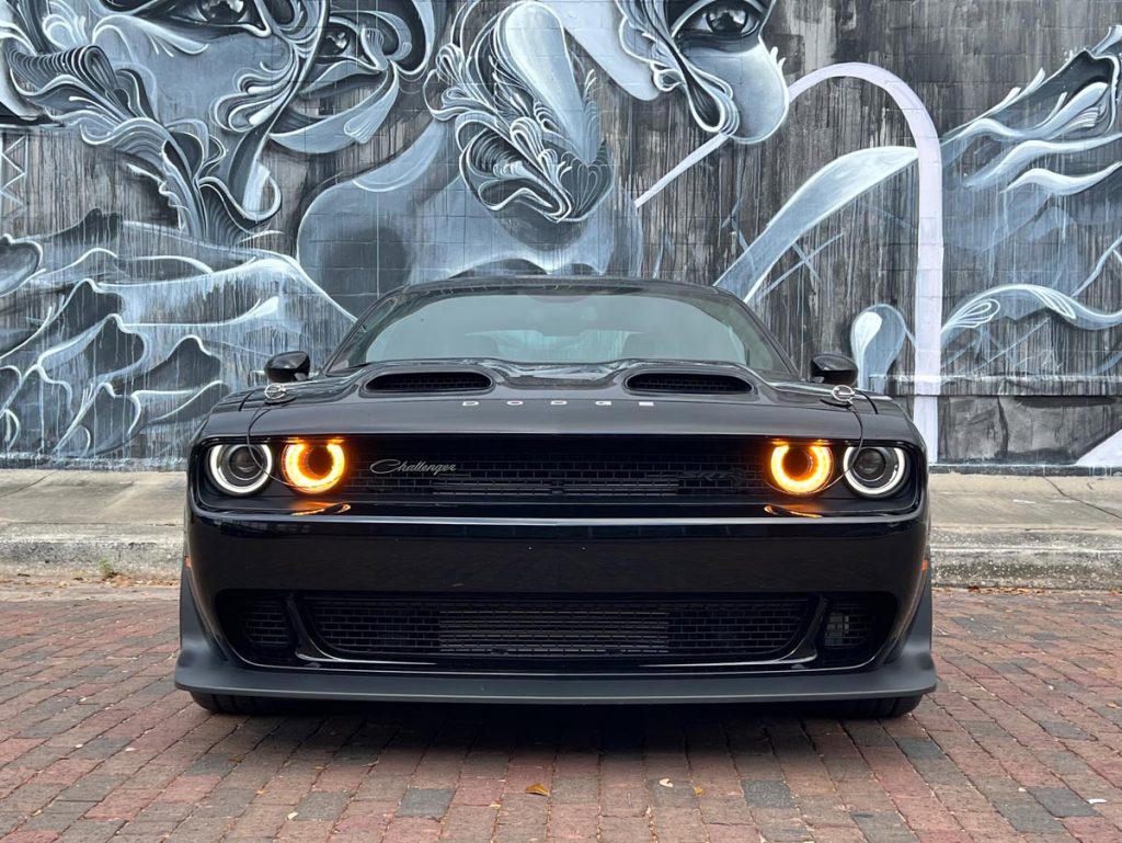 2023 Dodge Challenger Black Ghost, parked, head-on