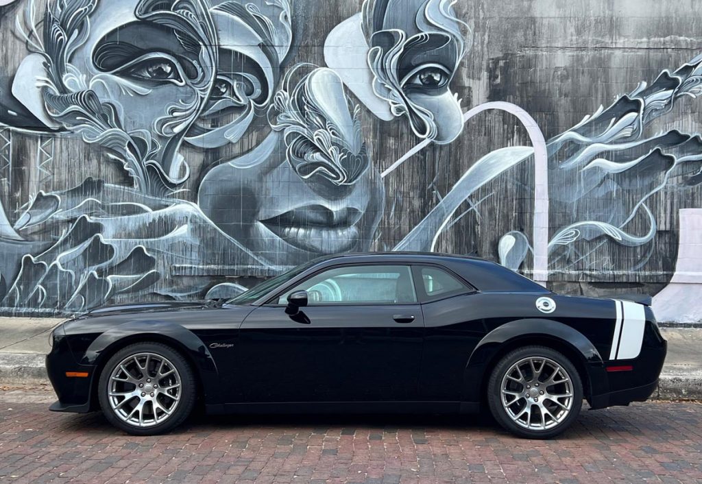 2023 Dodge Challenger Black Ghost, parked, profile