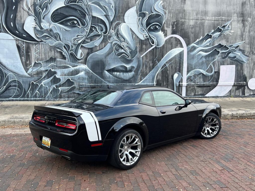 2023 Dodge Challenger Black Ghost, parked, rear