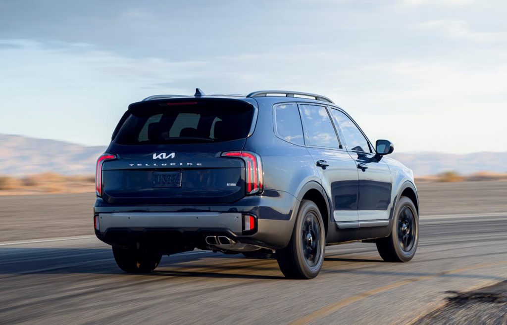 2023 Kia Telluride, driving, rear