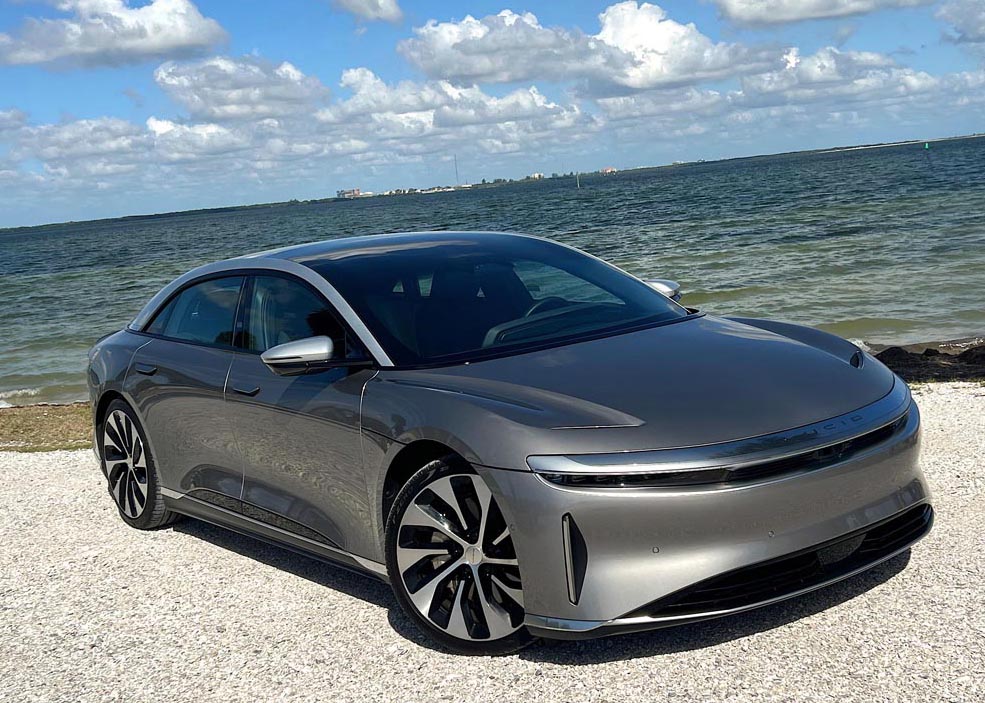 Lucid Air Grand Touring, parked, front