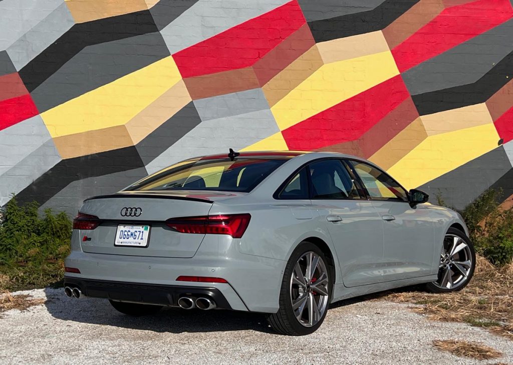 Audi’s 444 Horsepower S6, parked, rear