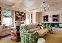 Game room designed by Sara McCann Design Group. Photo by Nick Sargent