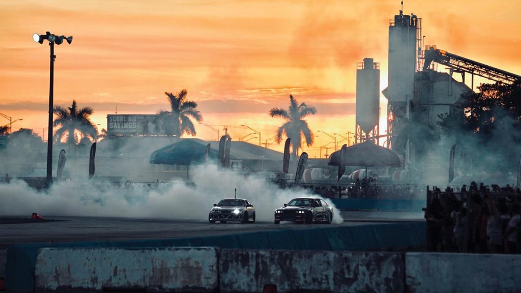 Drifting at FuelFest. Photo courtesy of FuelFest