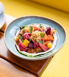 Kai-Kai Farm carrot and beet salad. Photo by Atlantic Current