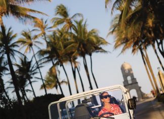 Five Ways to Savor Summer at the Four Seasons Resort Palm Beach The Four Seasons’ in-house Moke is perfect for exploring Palm Beach. Photo courtesy of Four Seasons Resort Palm Beach