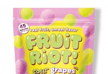 Trending Snacks to Try Now Fruit Riot Sour Grapes Mix