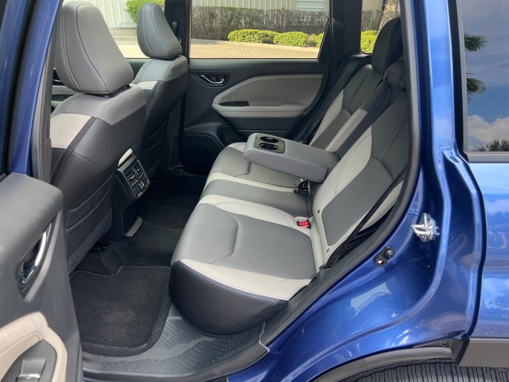 The back row in the Forester Hybrid. Photo by Howard Walker