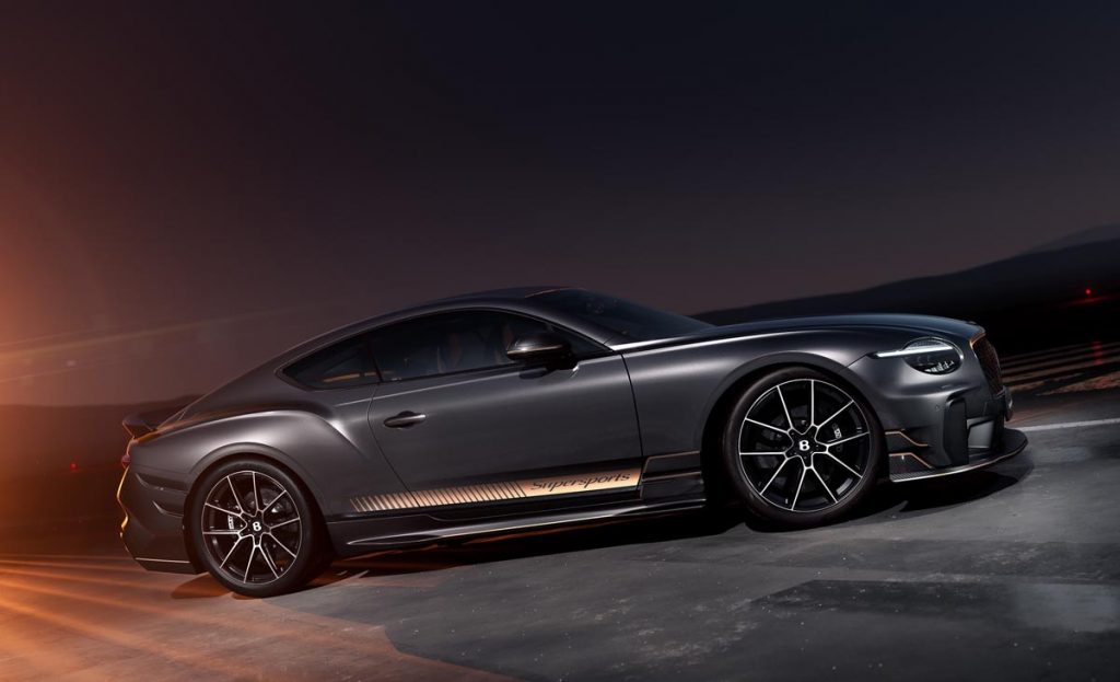 Bentley's trusty 4.0-liter twin-turbo V8 is coupled to an eight-speed, paddle-shifter automatic. Photo courtesy of Bentley