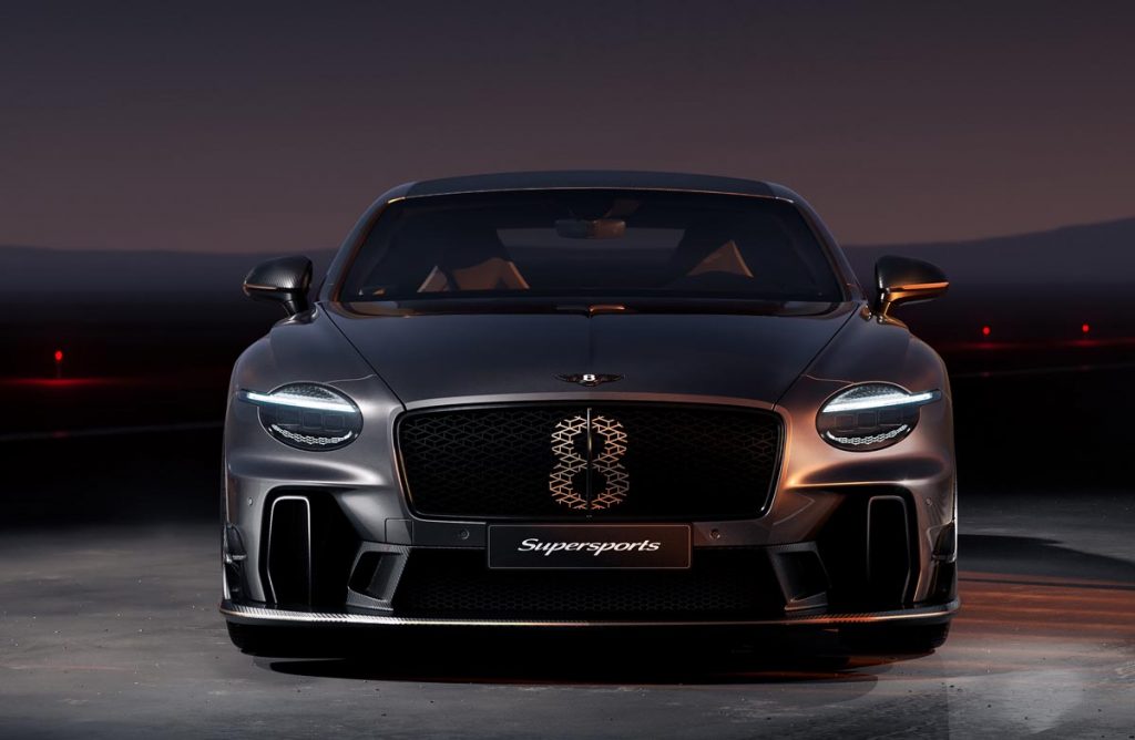 The new mesh grill on the Bentley Supersports. Photo courtesy of Bentley