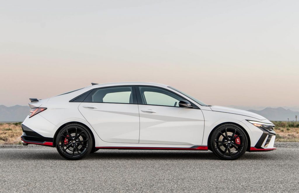 The optional 8-speed dual-clutch automatic rockets to 60 mph in around 5 seconds. Photo courtesy of Hyundai