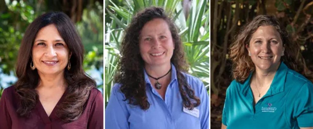 Meenakshi Chabba, Krista McCoy, and Joanna Walczak will speak at the Women In Conservation breakfast April 17. Photos courtesy of the organizations