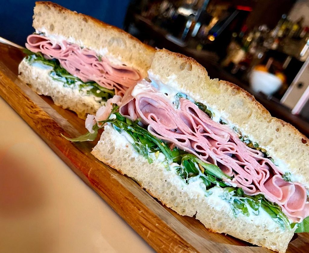The Daily Focaccia will offer sandwiches like the Italiano Bello with mortadella and ricotta. Photo courtesy of The Daily Focaccia