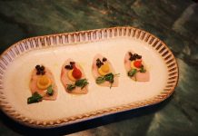 Yellowtail crudo at Campi. Photo by Alexandria Marie Kubsch