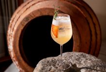 Estiatorio Milos Debuts a Summer Spritz Menu Aegean spritz at Estiatorio Milos. Photo by Lizzie Munro, courtesy of Estiatorio Milos