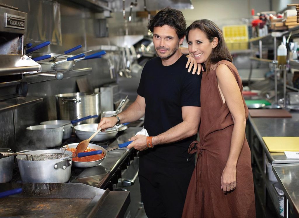 Gabby Karan de Felice and her husband, Gianpaolo de Felice, opened Tutto Mare along the Intracoastal Waterway in Palm Beach in January. Photo by Luca Poitelli