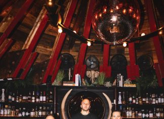 After Hours at Mary Lou’s Mary Lou’s partners Topher Grubb, Joe Cervasio, and Alex Melillo. Photo by Nick Mele