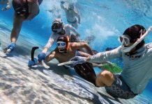 Make a Splash with These Four Aquatic Experiences Photo by Jessica Harvey, courtesy of Palm Beach Underwater Hockey Club
