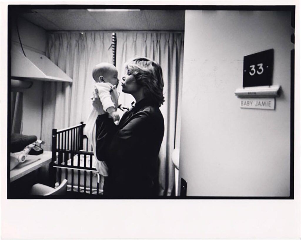 A dressing room was converted to a nursery. Photo courtesy of Joan Lunden