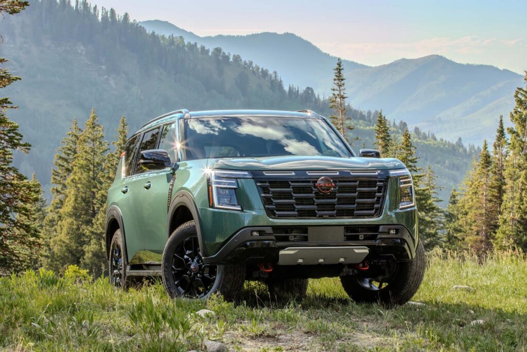 All Armadas now feature a twin-turbo 3.5-liter V6 with 425 hp and more muscular 516 lb-ft. Photo courtesy of Nissan