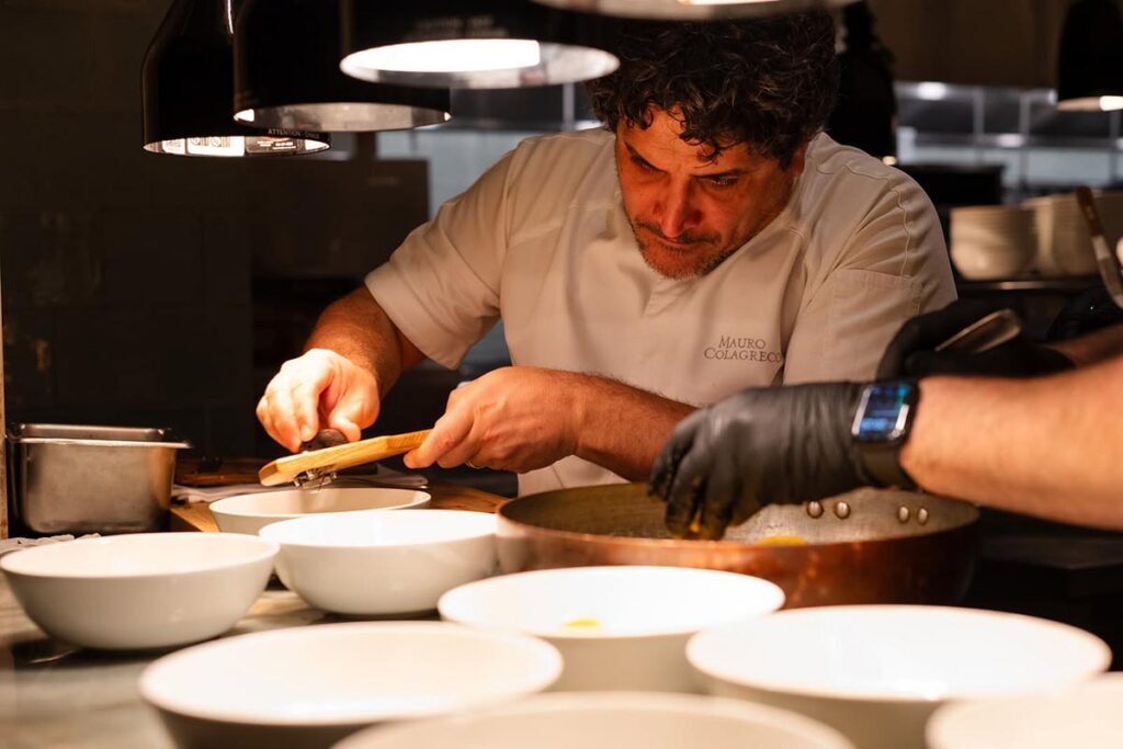 Attend a master cooking class with chef Mauro Colagreco during the 2026 Wine Spectator’s Palm Beach Food & Wine Festival. Photo by Tracey Benson Photography