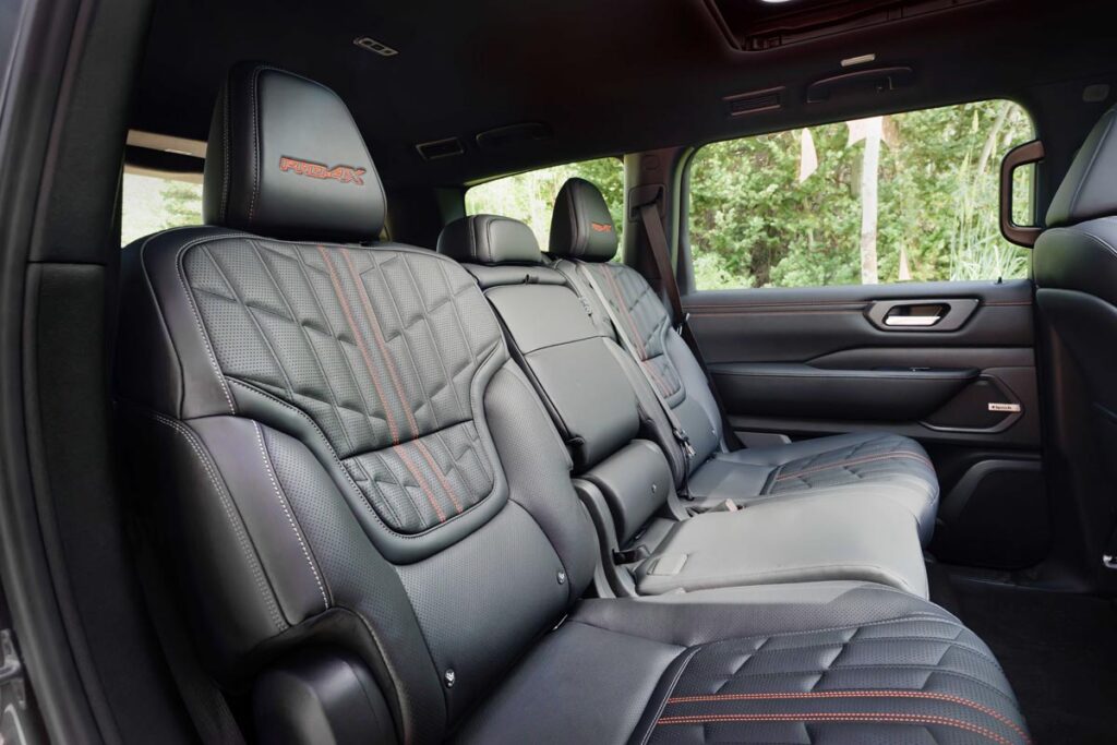 The second row in the Armada Pro-4X. Photo courtesy of Nissan