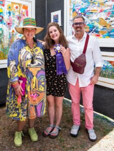 Amanda Johnson, Kelsi Murphy, and James Knill. Photo courtesy of Cornell Art Museum