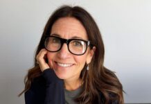 Shop the Caddis x Bobbi Brown Eyewear Collection Bobbi Brown dons the B.B. Queen in Glossy Black. Photo courtesy of Caddis