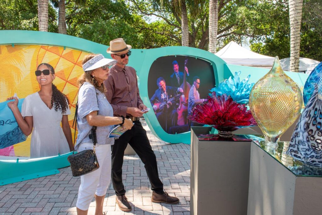 Tour juried outdoor exhibitions during Art on the Square November 7–8 and February 27–28. Photo courtesy of Cornell Art Museum