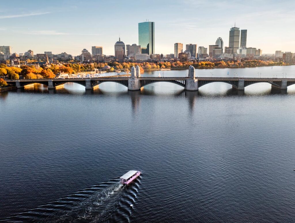 Autumn views of the Charles River. Photo by Kyle Klein