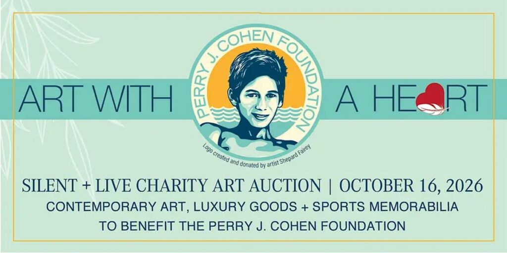 Courtesy of the Perry J. Cohen Foundation; logo created and donated by Shepard Fairey