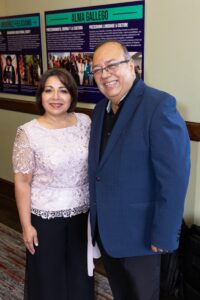 Dr. Patricia Ordonez-Felicano and Helman Ruiz