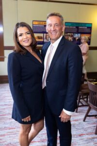 Karina De La Cruz and Robert Phraner