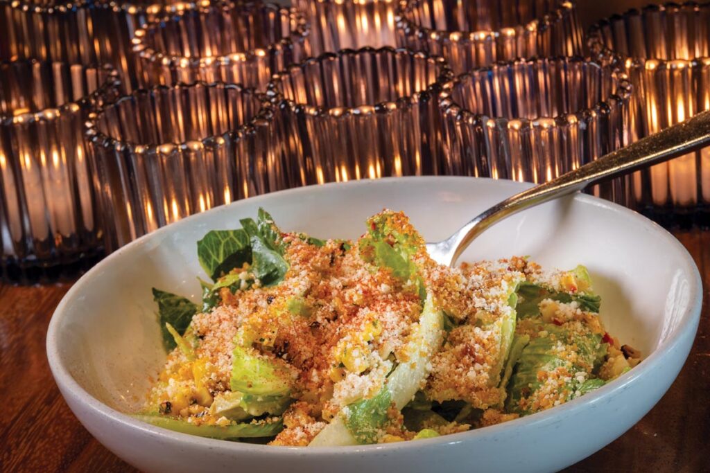 Street corn Caesar salad. Photo by Jerry Rabinowitz