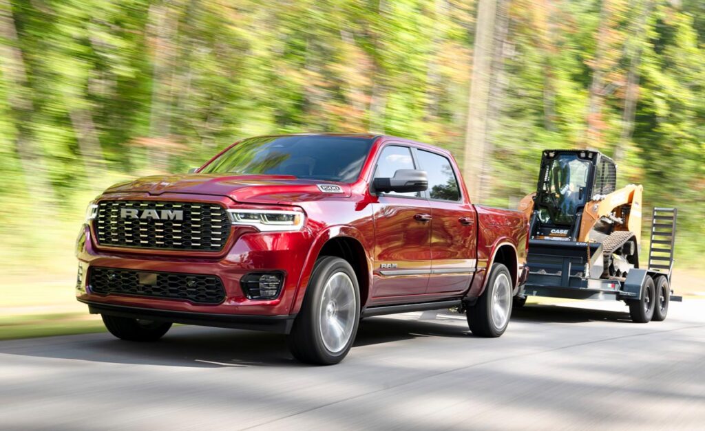 Tow with ease thanks to 540 horsepower and 521 lb.ft. of torque. Photo courtesy of Stellantis